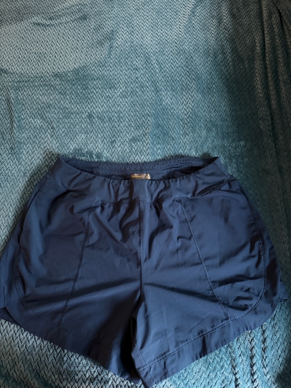 tek gear Navy Athletic Shorts for Women 5in inseam